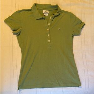 Lacoste Olive Polo Shirt